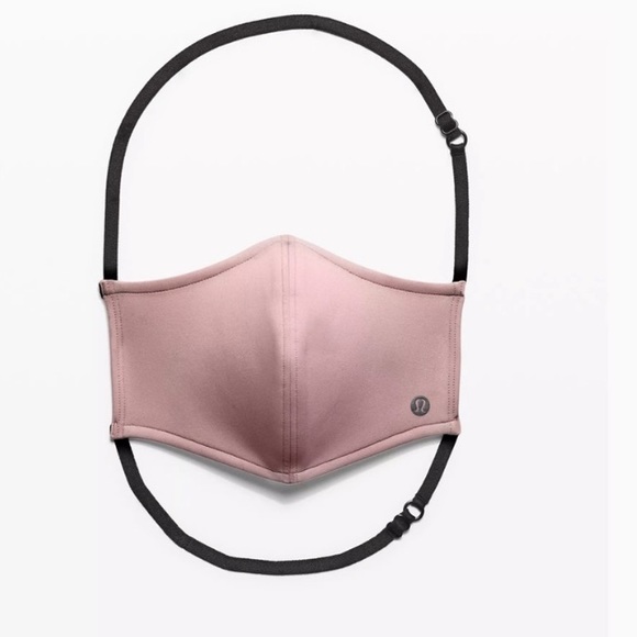 NWT Lululemon Double Strap Face Mask Vintage Mauve - Picture 3 of 6